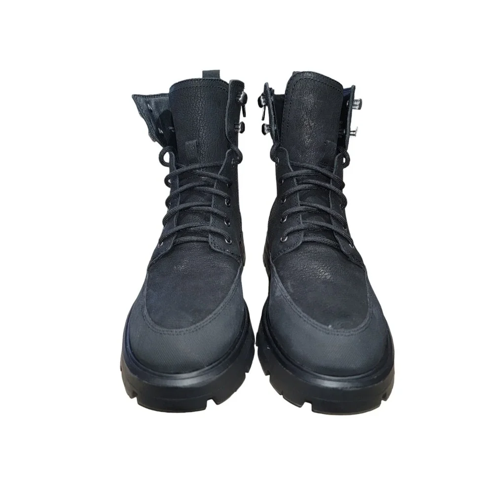 Lucky Brand‎ Aribelly Women's Black Leather Side Zip Mid Calf Boots Size 8M New